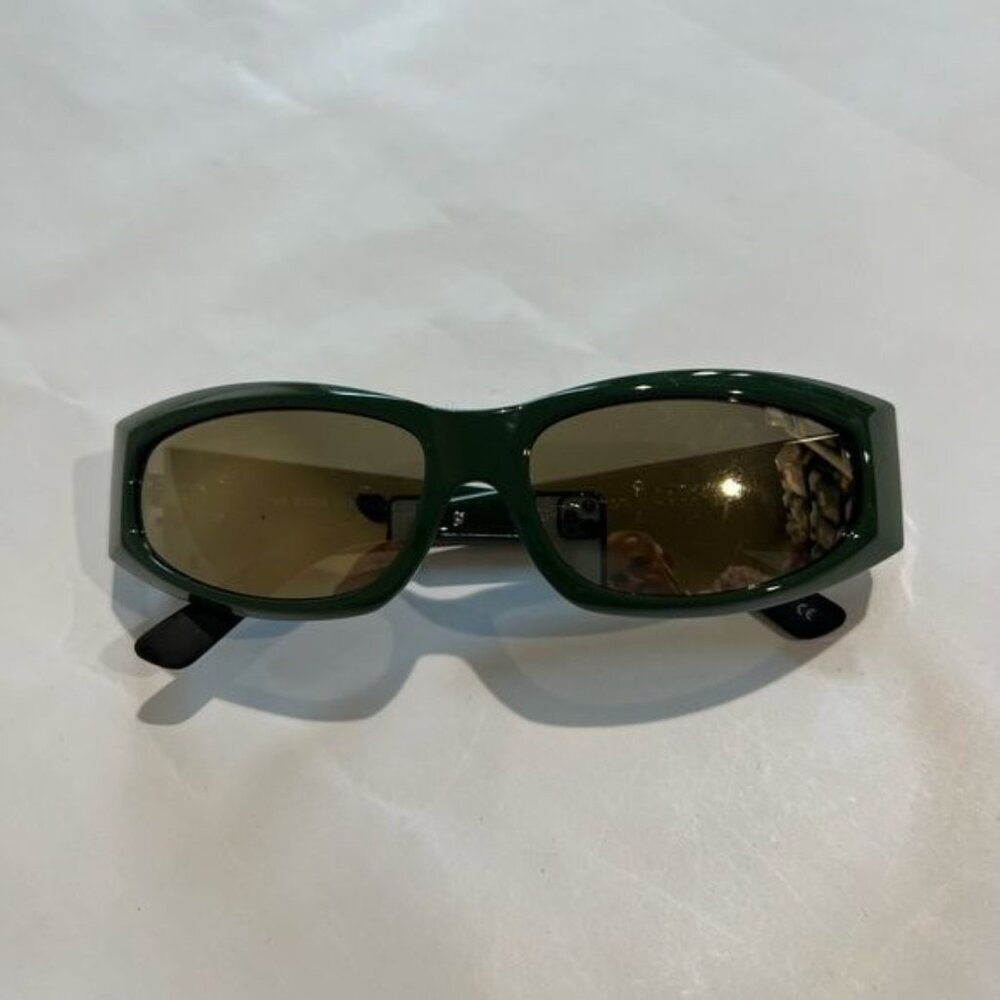 Adam Selman X Le Specs The Edge In Army Green/Gold - image 3